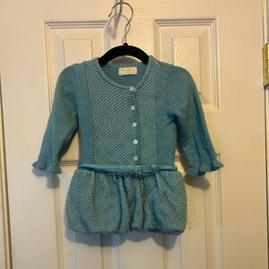 Mayoral Blue Knitted🧶Angora Baby👶🏼Girls👧🏻Dress👗Sz 6-9M